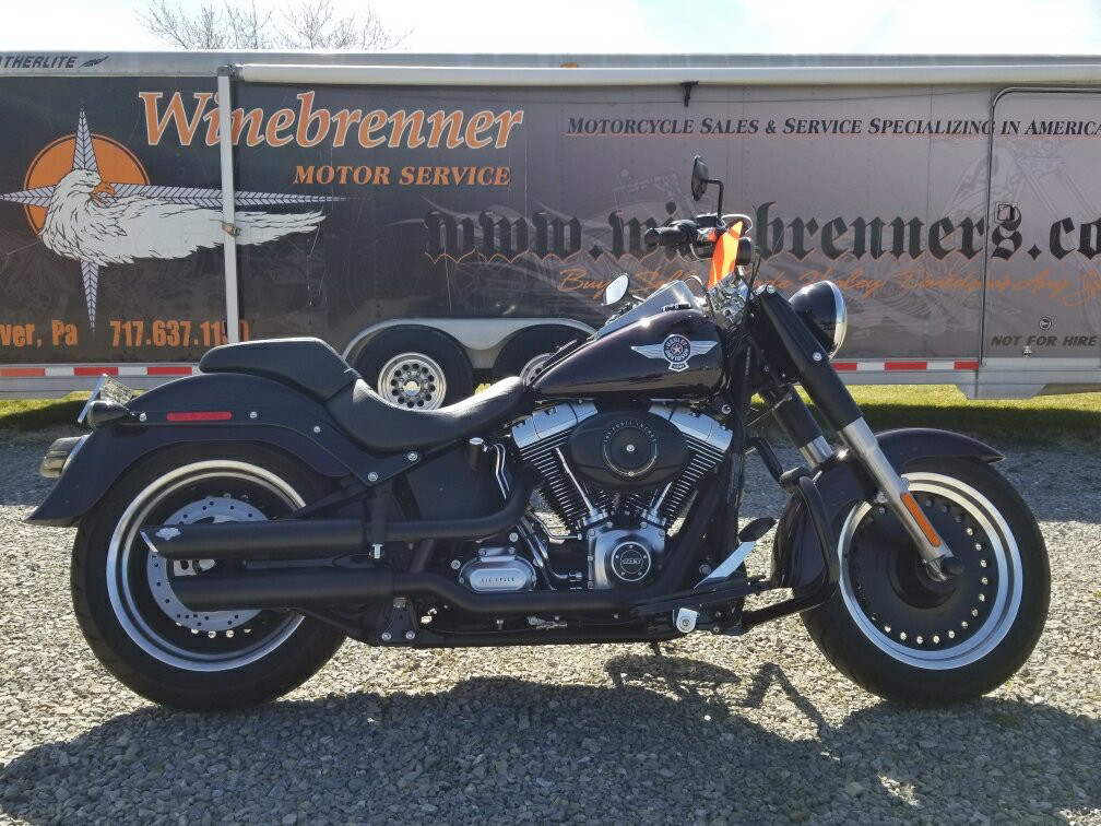 2014 Harley-Davidson® FLSTFB Softail® Fat Boy® Lo – $14500